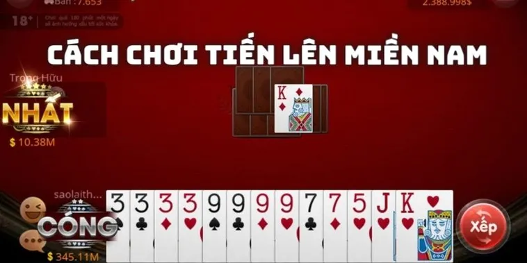 Cách Chơi Tiến Lên Miền Nam Nhà Cái V9Bet Chi Tiết